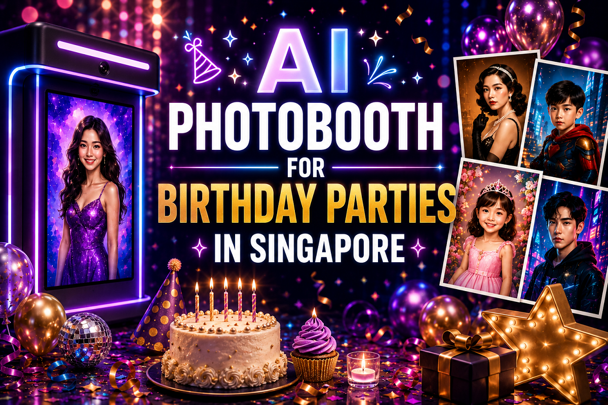AI Photobooth for Birthday Parties in Singapore: Fun, Creative and Instantly Shareable